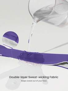 GLOWMODE Fitness Mode Sweat-Absorbent Training Headband - Multicolor - View 3