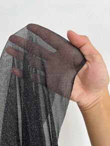 Viva Relle VPlus Size Elegant Long Sequin Party Dress - Black - View 7