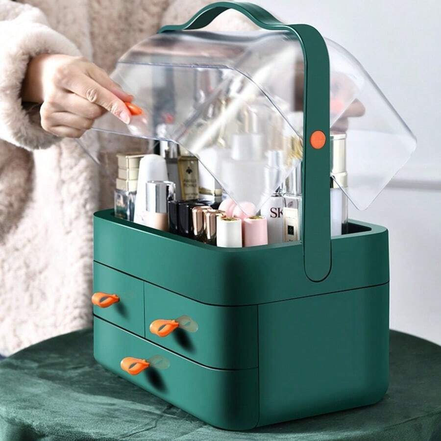 High-End Large Capacity Makeup Organizer Box, Dresser Drawer Storage Rack For Cosmetics And Jewelry - Multicolor - View 1