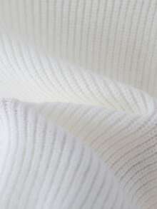 GlowEve 女士休闲优雅柔软针织毛衣，秋冬季 - 白色 - 查看 6