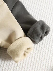 SHEIN 4pcs Baby Boy Cute Casual Sports Versatile Color Block Letter Graphic Hoodie & Joggers Tracksuit Set, Unisex Baby Winter Clothes Baby Boy Sweatsuit Baby Set Autumn Winter Season Baby Boy Winter Sets Baby Boy Fall Newborn Zipper Suit Baby Boy Hoodie Set  Fashion