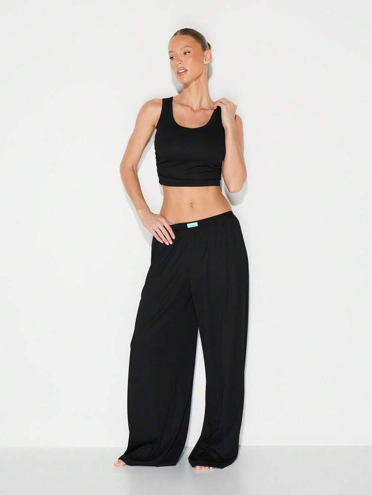Ensemble de pyjama femme KIZN en jersey doux, débardeur et pantalon de jogging, tenue de détente confortable