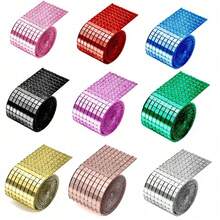 DIY马赛克镜面贴纸迪斯科球墙贴，自粘3D亚克力墙贴，创意装饰镜贴礼物生日毕业镜面墙装饰房间装饰墙镜房间家居装饰浴室装饰客厅装饰 - 彩色 - 查看 2