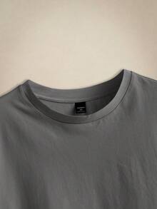 EASEVO 3 件套加大码男士纯色修身圆领短袖 T 恤适合夏季日常穿着