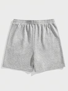 EASEVO Plus Size Men 2-Piece Set: Multi-Color Knit T-Shirt And Shorts Summer Outfit - White - View 9