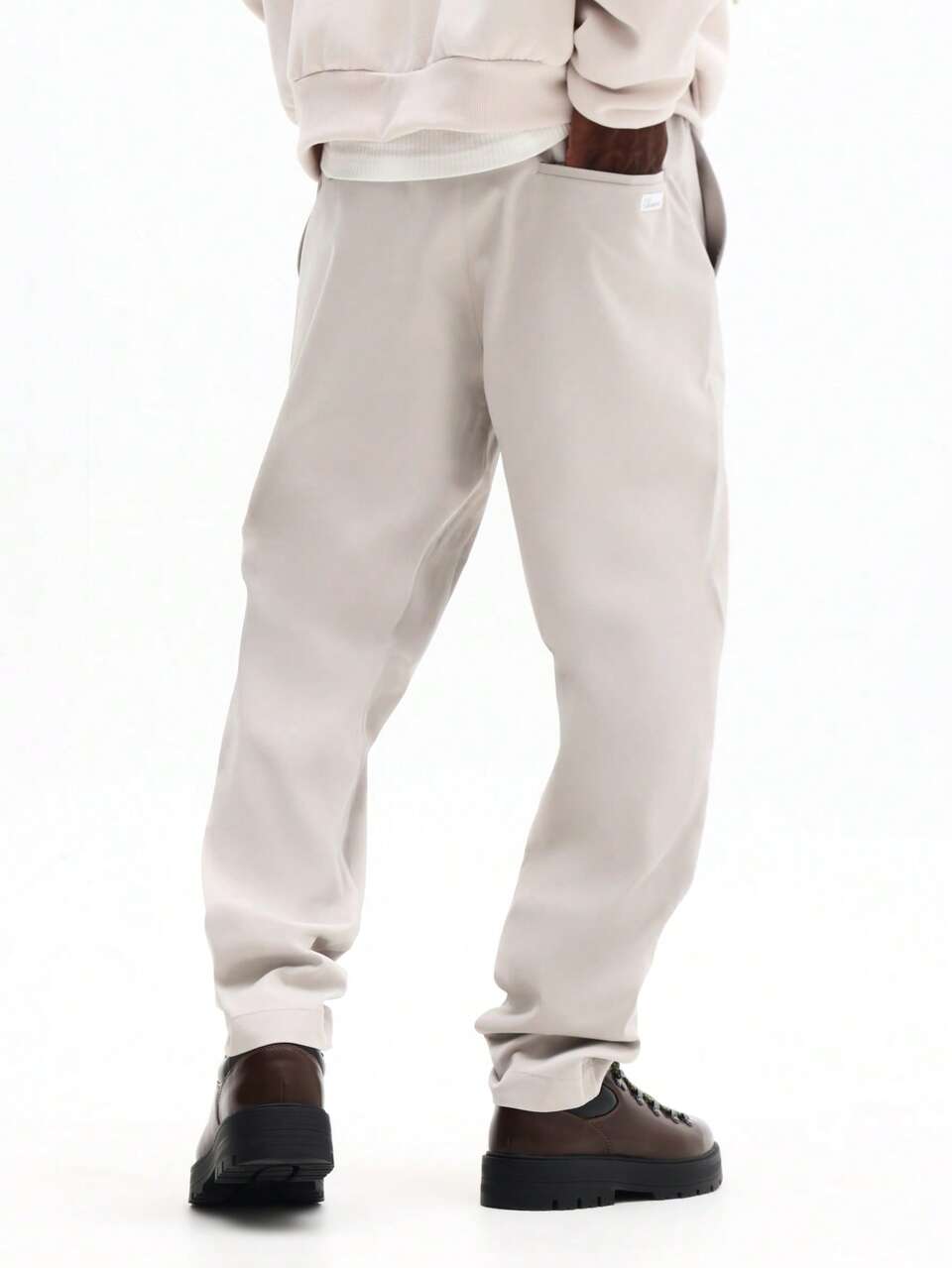 SUMWON Relaxed Fit Drawstring Jogger Pants Elastic Cuff Sweatpants Lounge Comfort Bottoms