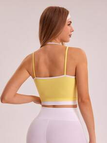 Sovereign Charm 休闲运动背心，简约时尚，日常穿着及健身皆宜 - 黃色 - 查看 2