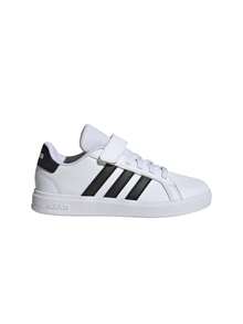 Adidas Grand Court 2.0 Kids' Sneakers Cloud White / Core Black Shoes IH5529 - Trắng mây / Đen cơ bản / Trắng mây - Xem 1