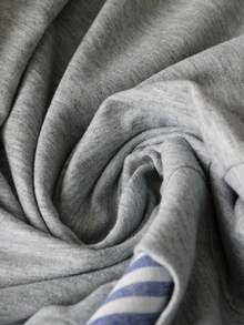 GlowEve 2025 Casual Linen Striped Patchwork Collared Pullover Sweatshirt, Fashionable & Versatile, Suitable For Autumn Daily Wear & Holidays