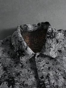 PAVTROS 男士时尚休闲印花长袖衬衫