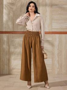 Modelyn Modische minimalistische neue Stil Hosen für Damen