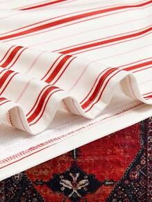 Manfinity VCAY Men's Striped T-Shirt Everyday Casual Top Loose Fit Round Neck T-Shirt - Red - View 5