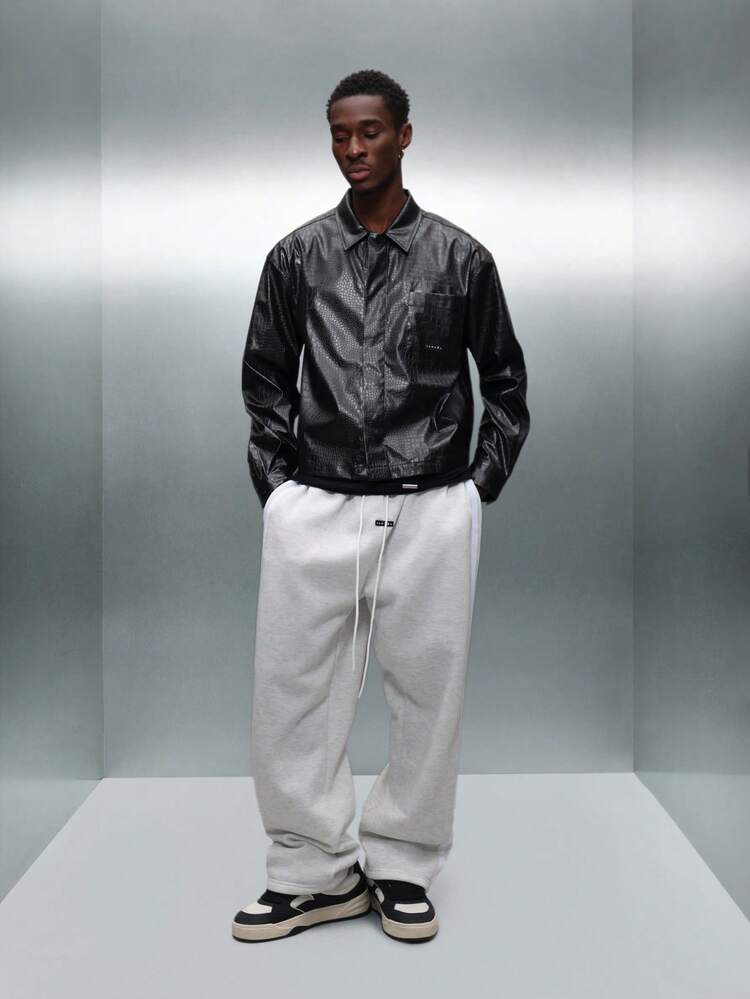 PLAYBOY X SUMWON Camicia con colletto e maniche lunghe con stampa coccodrillo