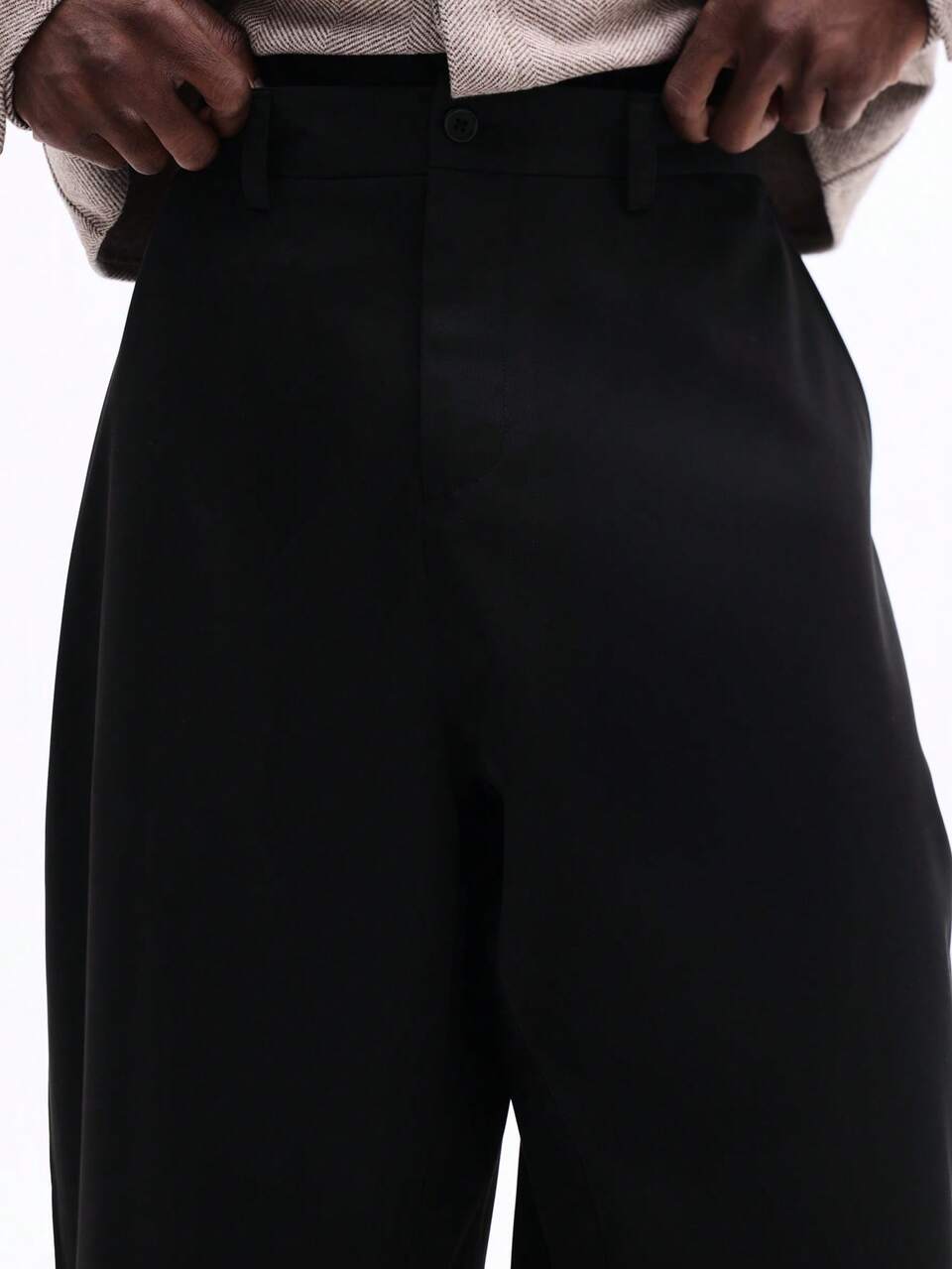 Wide Leg Casual Pants With Relaxed Fit