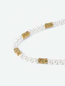 Opalesca Women Chain Bracelets,Outfits,Old Money,Wedding/Bridal Accessories,Fairycore/Fairy,Pearl,Metallic/Texture,Fall/Autumn/Winter,Elegant,For Mom/Women/Girl/Mother,Premium,Vintage,Layered - Gold - View 4