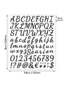 608 Pieces 8 Sheets Letters Stickers Self Adhesive Vinyl Letter Alphabet Number Stickers Mailbox Numbers Sticker, Decals For Classroom Decor, Sign, Door, Business (Black, 1 Inch,2lnch,0.5lnch))There Are Two Kinds Of Packing Quantity You Can Choose Respectively (8 Sheets 1 Set, 4 Sheets 1 Set), You Can Choose According To Your Needs.