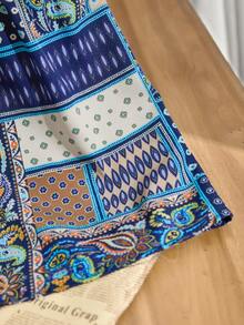 Rusticease 女士夏季印花短袖连衣裙 - 彩色 - 查看 7