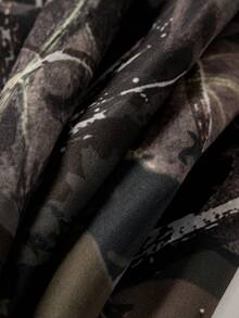 SHEIN Teen Boy Maple Leaf Webbing Digital Print Pattern Cargo Pants, Suitable For Spring, Summer, Autumn And Winter - Multicolor - View 5