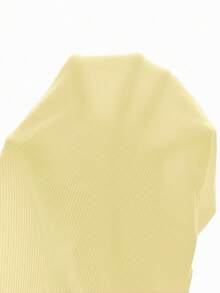 Zolique Salopetă de damă, ocazională, fără mâneci, de culoare solidă, pentru vară - Galben - Vizualizare 7