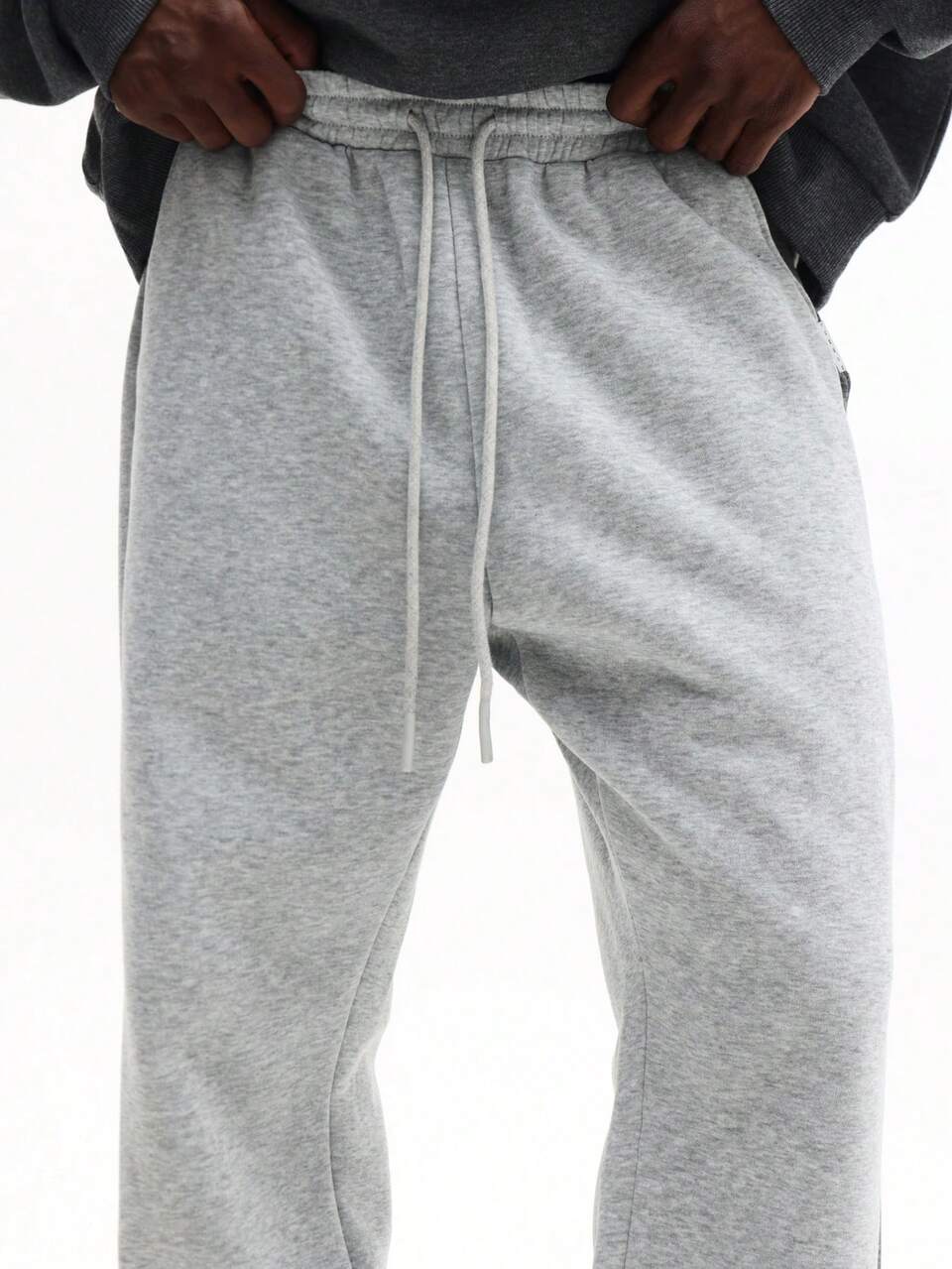 SUMWON Flare Fit Sweatpants With Side Stripe Detail Relaxed Casual Joggers For Daily Wear Plain