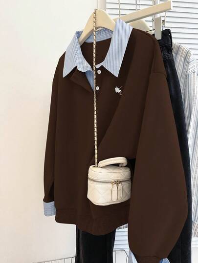 SHEIN 秋冬新款休闲学院风女式卫衣