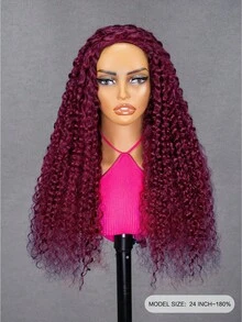 ALL READY WIG TO SPORT 9am Hair Store Wear Go Half Wig 99J Burgundowy kolor Wstępnie stylizowana fala wodna Elastyczne dopasowanie 3 w 1 Pół peruka ze sznurkiem Naturalna linia włosów Bezszwowa przyjazna dla początkujących Wear And Go Peruka bez kleju z ludzkich włosów Wstępnie wyrwana linia włosów 180% gęstości 14-16 cali Bob 18-26 cali Regularny kolor Naturalne nieprzetworzone dziewicze włosy Peruki świąteczne