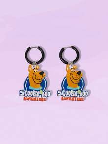 SCOOBY-DOO X SHEIN Pendientes colgantes para mujer - Multicolor - Ver 1