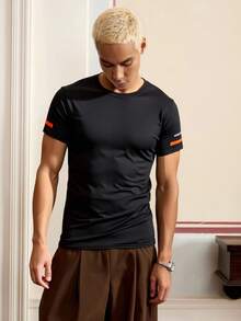Manfinity VCAY Men's Ice Silk High Elasticity Multi-Piece T-Shirt Set,High Stretch - Multicolor - View 4