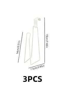 1PC No Drilling Wall Mounted Bathroom Kitchen Toilet Paper Holder Dispenser Roll Towel Rack Storage Organizer Shelf Shoe Drying Rack For Home Hotel Dorm Room Organization - Multicolor - View 8