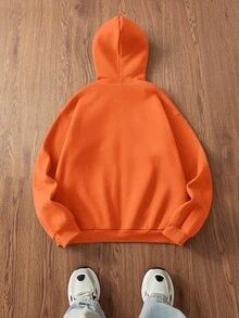 Manfinity Unisex Men's Knitted Casual Loose Fit Long Sleeve Zip-Up Hooded Sweatshirt, Couple Things