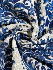 EMERY ROSE Plus Size Women's Floral Print Long Sleeve Shirt And Linen Color Pants 2-Piece Set, Casual Country Style For Vacation, Autumn Winter Clothes For Women Country Style For Women Country Concert Outfit - Multicolor - View 7