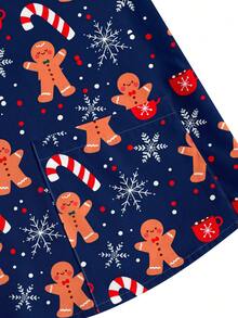 PopScrub Bluzka damska z nadrukiem w serek i matowym wykończeniem, z 2 kieszeniami – wygodny mundur roboczy