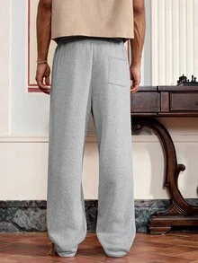 Manfinity VCAY 3 件装男士休闲运动裤，松紧腰带口袋，黑色/白色/灰色 - 彩色 - 查看 10