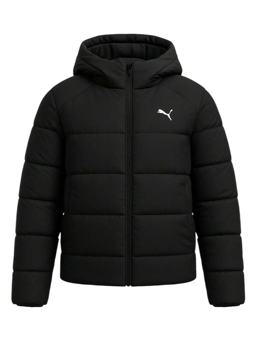 Puma Mono Damen-Kapuzenjacke Schwarz - PUMA Schwarz - Übersicht 1