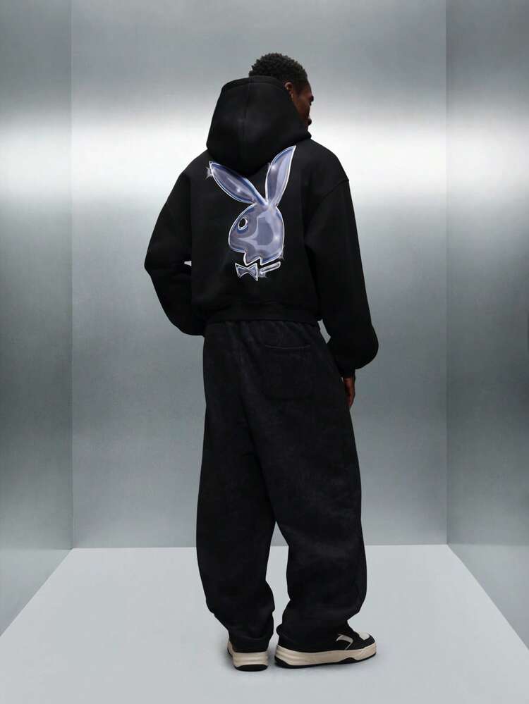 PLAYBOY X SUMWON Kapuzenpullover mit Chrome Bunny Logo
