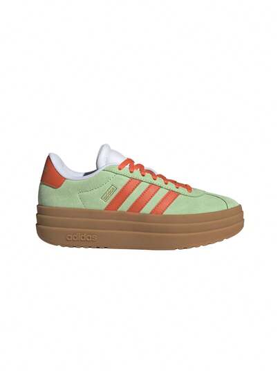Adidas VL Court Bold Kids' Sneakers Semi Green Spark / Semi Impact Orange / Cloud White JQ4557