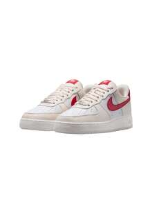 Nike Air Force 1 '07 Women's Sneakers Pale Ivory/White/Sail/University Red DC9486-109 - Avorio pallido/Bianco/Vela/Rosso universitario - Visualizzare 2