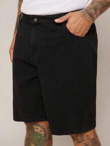 EASEVO 大码男士宽松休闲梭织牛仔短裤、梭织阔腿裤，多色装 - 彩色 - 查看 9