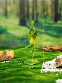 Zazumi Cottage Core Frosch Deko Harzfigur mit ausdrucksstarkem Gesicht, Weihnachtskamin Regal Dekoration im skandinavischen Stil, skurriles Geschenkidee für Herbst Winter Feiertage, Strumpffüller