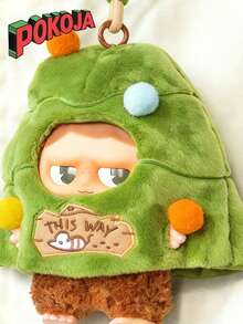 MONBOO 森林小镇玩具盲盒，舒缓娃娃摆件，可动人偶，大型悬挂装饰，生日和节日可爱礼物，节日礼品。非毛绒填充。 - 彩色 - 查看 2