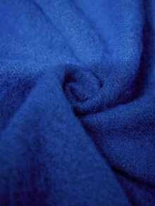 PAVTROS 男士蓝色V领针织衫，适合居家、校园和通勤穿着，秋冬季男士蓝色长袖针织衫 - 藍色 - 查看 4