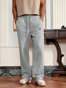 Manfinity VCAY 3 件装男士休闲运动裤，松紧腰带口袋，黑色/白色/灰色 - 彩色 - 查看 11