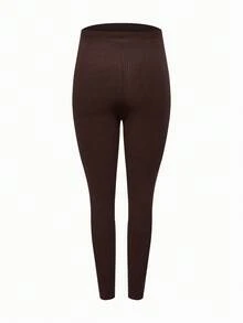 Modmama 孕妇休闲纯色高腰打底裤