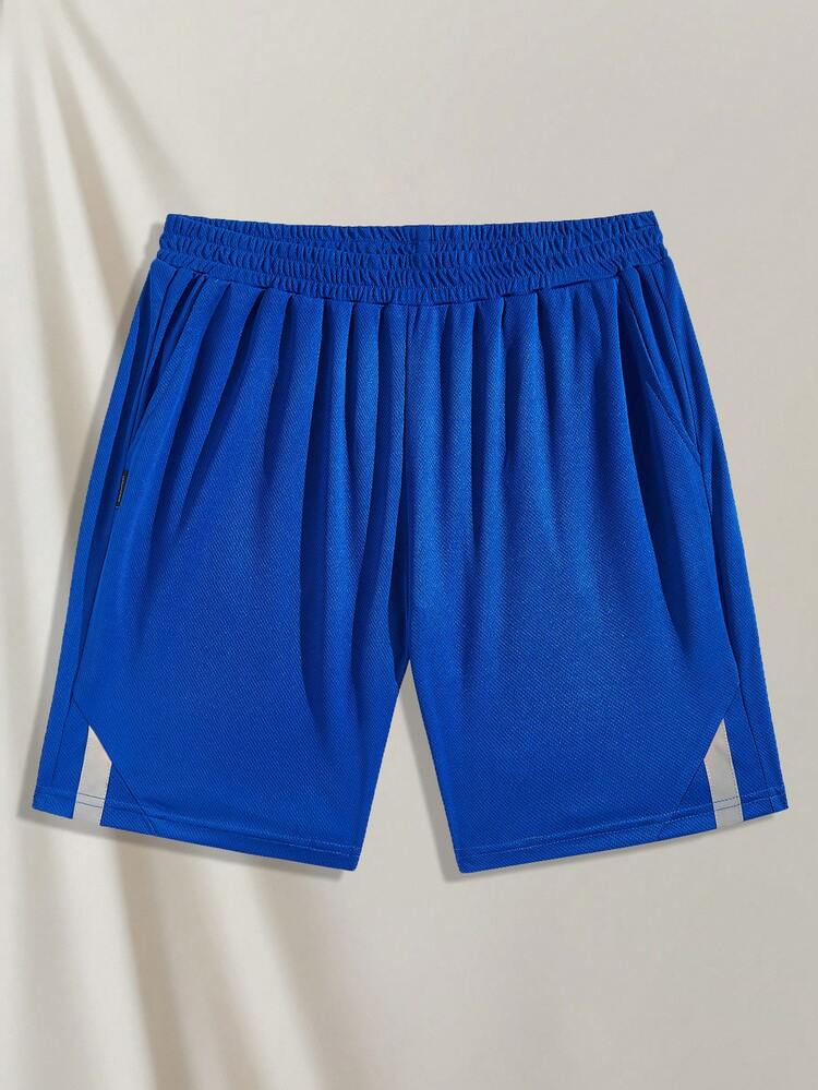 Manfinity VCAY 3pcs Knitted Casual Solid Color Pleated Shorts Set - Multicolor - View 6