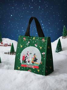LOONEY TUNES X SHEIN 时尚保温午餐包，功能性午餐包，保冷包，圣诞节 - 卡通 - 查看 1