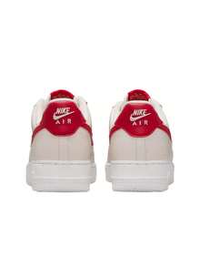 Nike Air Force 1 '07 Women's Sneakers Pale Ivory/White/Sail/University Red DC9486-109 - Avorio pallido/Bianco/Vela/Rosso universitario - Visualizzare 3