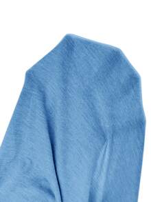 Manfinity VCAY 3 件男士圆领长袖简约针织 T 恤，休闲日常穿着 - 黑色 - 查看 6