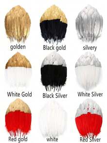 10pcs 6-8 Inches Handmade Golden Feathers Natural Goose Feathers For DIY Crafts Wedding Decorations Cosplay Angel Wings Fairy Crafts - Multicolor - View 9