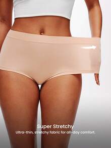 LUVLETTE 2条装中腰基础款隐形三角裤女士内裤套装 - 休闲舒适