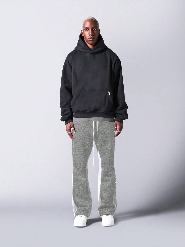 Flare Bell Bottom Sweatpants With Side Panel